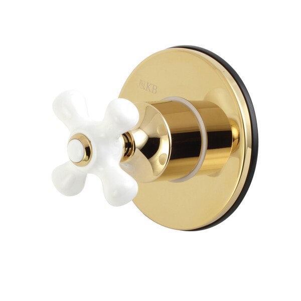 KS3032PX Single-Handle Three-Way Diverter Valve with Trim Kit